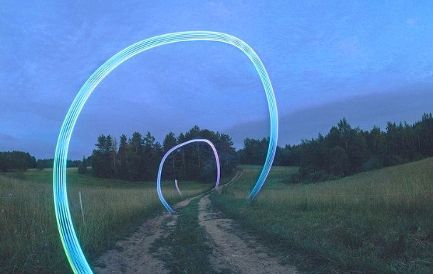 vacinart art proect wild bits light